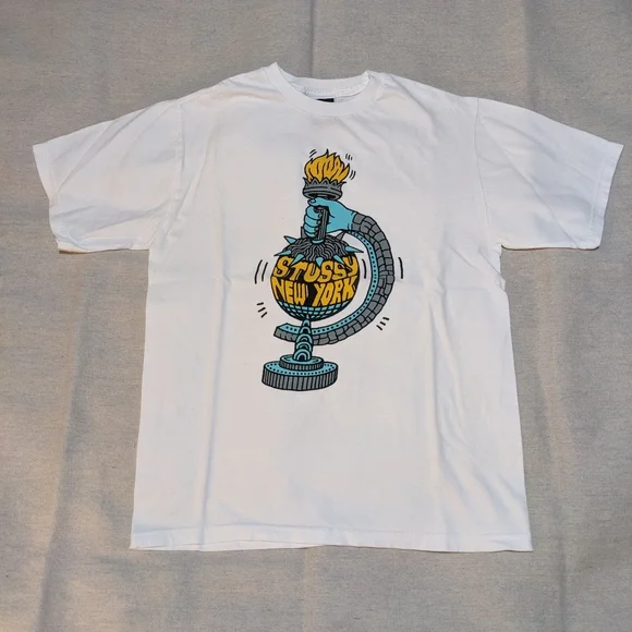 Vintage Stussy New York T Shirt mens S - Picture 2 of 7